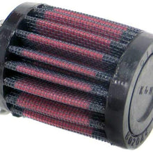 K&N Universal Clamp-On Air Filter: High Performance, Premium, Washable, Replacement Engine Filter: Flange Diameter: 0.75 In, Filter Height: 2.5 In, Flange Length: 0.625 In, Shape: Round, RU-3630