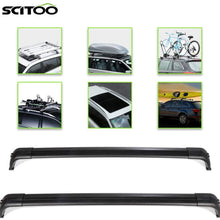 SCITOO fit for 2005-2009 Rover LR3 Sport Utility,2010-2016 Rover LR4 Sport Utility Aluminum Alloy Roof Top Cross Bar Set Rock Rack Rail