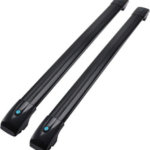 MotorFansClub Roof Rack Cross Bars Fit for Compatible with Subaru Forester 2014-2021 Crosstrek 2013-2021 Impreza 2012-2021 Crossbar Baggage Luggage Rack Aluminum