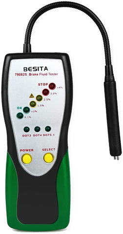 Brake Fluid Tester - Oil Inspection Goose Neck Detector Sound and Light Double Alarm (Fit For DOT3 DOT4 DOT5.1 Brake Fluid Detector)