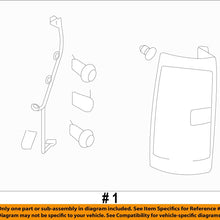 Genuine GM Parts 25975976 Passenger Side Taillight Assembly