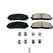 Power Stop 17-1589, Z17 Front Ceramic Brake Pads with Hardware