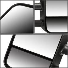 DNA Motoring TWM-022-T222-BK+DM-SY-022 Pair of Towing Side Mirrors + Blind Spot Mirrors