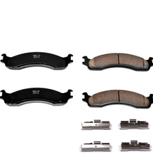 Power Stop 17-655, Z17 Front Ceramic Brake Pads with Hardware