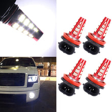 cciyu White 6000k H11 H8 H16 LED Bulbs 48SMD LED Bulbs Replacement for Fog Light,4Pack