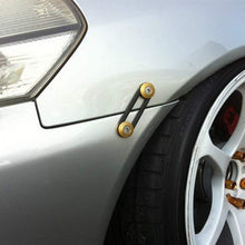 iJDMTOY Universal Fit Gold Finish JDM Quick Release Fastener Kit Compatible With Car Bumper Trunk Fender Hatch Lid