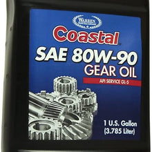 Coastal 12405 Multi-Purpose Gear Oil, 1 Gallon (Pack of 3)