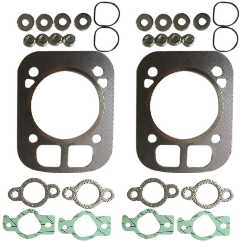 eStarpro Cylinder Head Gasket Kit for Kohler 24-841-04S, 24 841 03S, 24 041 37-S, 24 041 16, 24 041 32 for Kohler CH25 CH730 CH740 CV25 Engine 2pcs