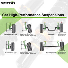 Scitoo Coilover Suspensions Shock Struts Kits Assembly Full Set Shocks Struts Kits fit 2003-2008 I-nfiniti G35(Only Coupe Model)/2003-2009 N-issan 350Z