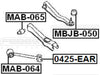 FEBEST MAB-065 Arm Bushing for Track Control Arm