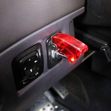 iJDMTOY (2) Aircraft Style Red Cover w/Red LED Indicator Light 12V/20A On/Off SPST Toggle Switch w/Safety Flip Cover Compatible with LED Light Bar, Fog Lamps, Daytime Running Light, etc