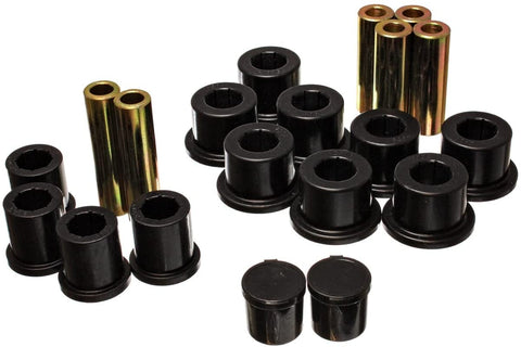 Energy Suspension 5.2118G Leaf Spring Bushing Set, Black