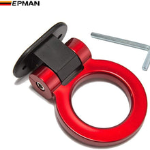 EPMAN Universal ABS Bumper Car Sticker Adorn Car Dummg Tralier Tow Hook Kit Car-Styling TK-IS07220 (Silver)