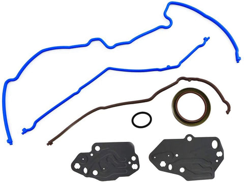 TCS46078, Timing Cover Gasket Set Compatible with Ford F150 F150 F250 F350 Super Expedition 2004-2014, for Lincoln Mark Navigator 2005-2014, 5.4L Engine Timing Cover Gaskets Set