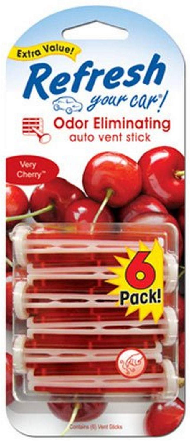 Car Freshener Vent Clip - Very Cherry, Refresh Your Car (6-count)