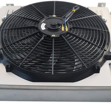 ALLOYWORKS 4 Row All Aluminum Radiator Shroud Fan For 1930-1938 Ford Model A Grill Shells Chevy Engine V8