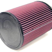 K&N Universal Clamp-On Air Filter: High Performance, Premium, Washable, Replacement Engine Filter: Flange Diameter: 6 In, Filter Height: 10 In, Flange Length: 1 In, Shape: Round, RU-3270