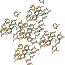 100X Air Pipe Clamps For Fuel Hose, Spring Clip For, 6-15Mm
