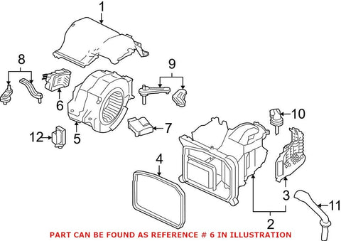 Genuine OEM HVAC Control Module for Audi 4F0820521A