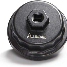 A7851F-FBA Oil Filter Wrench Cap Removal Tool 64mm 14 Flute for Toyota Lexus Scion 2.0L to 5.7L Engines with Cartridge Style Oil Filter System Housings Fits Camry, RAV4, Highlander
