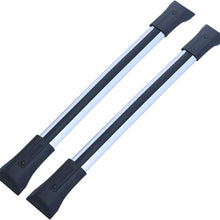 JDMSPEED New Silver Roof Rack Cross Rail Package 84130842 19213474 Replacement for GM GMC Acadia 2010 2011 2012 2013 2014 2015 2016 2017