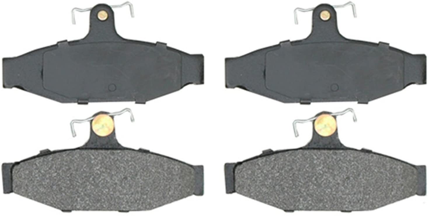 ACDelco 14D413MH Advantage Semi-Metallic Rear Disc Brake Pad Set with Hardware