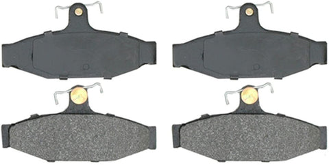 ACDelco 14D413MH Advantage Semi-Metallic Rear Disc Brake Pad Set with Hardware