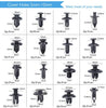 EZYKOO 625Pcs Car Push Retainer Clips & Plastic Fasteners Kit - 16 Most Popular Sizes Auto Push Pin Rivets Set Nylon Bumper Fender Rivets Clips Door Trim Panel Clips Compatible with GM Toyota Honda