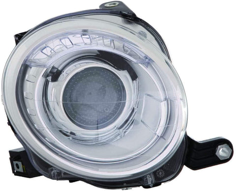 Depo 361-1101R-AS Headlight Assembly (FIAT 500 HATCH BACK/500C CONVERTIBLE. 12-14 ASSEMBLY PASSENGER SIDE)