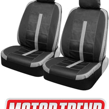 Motor Trend M354 Straight-Line Performance Seat Covers for Car Truck Van SUV Auto - Polyester Protector