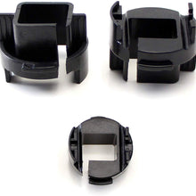 iJDMTOY (2) H7 Xenon or LED Bulbs Holders Adapters For Kia Forte Koup or Kia Rio Halogen Headlamp Installing Xenon Headlight Kit