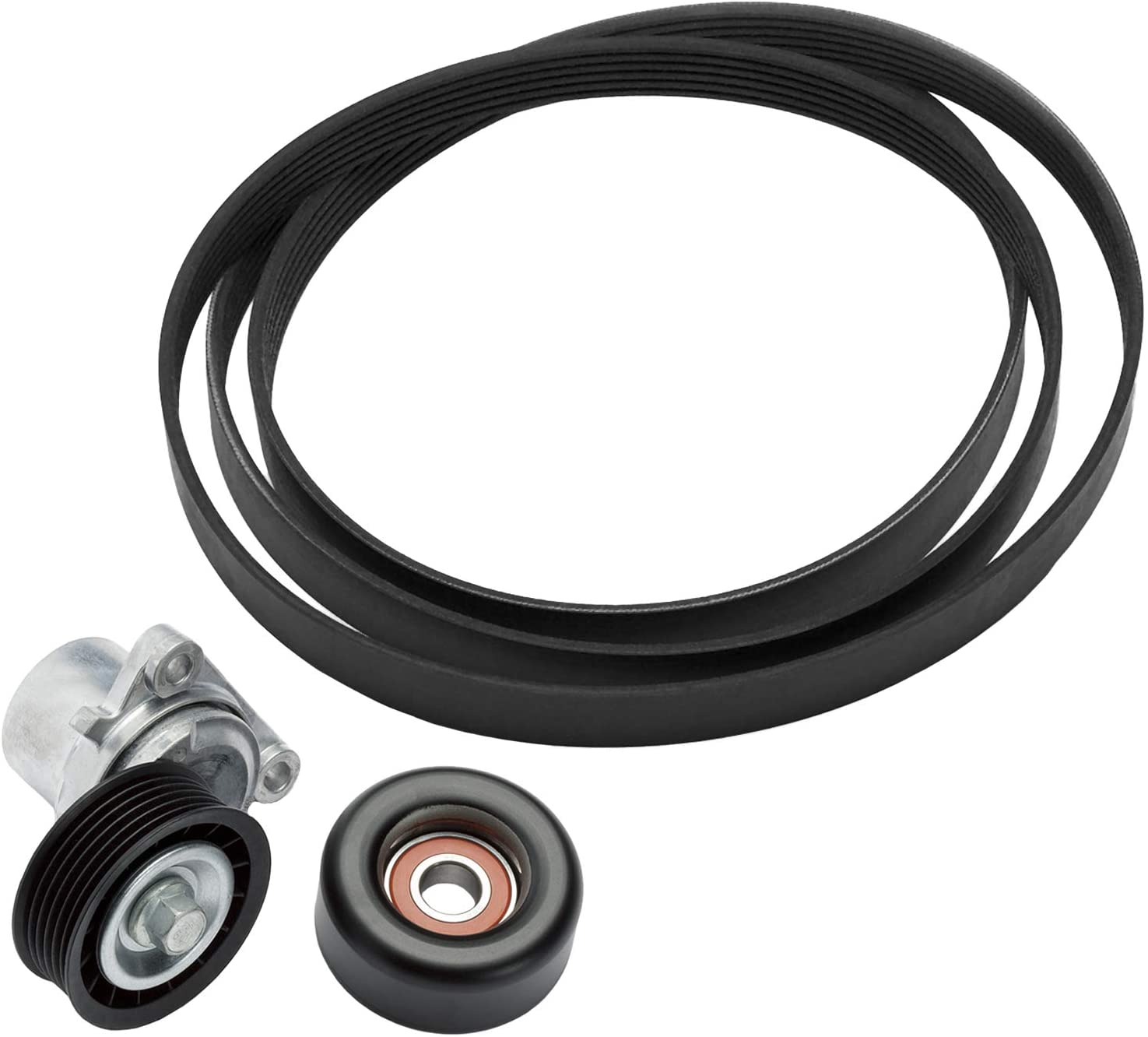 ACDelco 38408K Professional V-Ribbed Serpentine Belt Kit with Tensioner and Idler Pulley