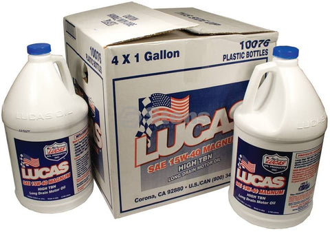 Lucas Oil 051-603 Magnum High TBN Motor Oil, Case of 4, Silver