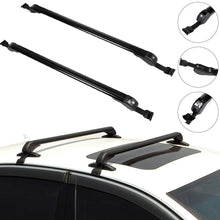 ECCPP Roof Rack Crossbars Universal 43.3" Window Frame Cross Bars Rooftop Luggage Canoe Kayak Carrier Rack - Fits Naked Roof Models ONLY