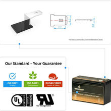 SLA Replacement Battery for 12V 9AH Battery- Battery For APC RBC GP1272 PS1270 ES7-12- AGM SLA Battery- Chrome Battery