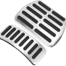 Akozon Brake Pedal 2pcs No-Slip Car Pad Foot Rest Simple Installation Fits for Bora