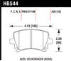 Hawk Performance HB544B.628 HPS 5.0 Disc Brake Pad