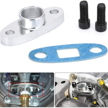 PTNHZ RACING Aluminum Female Oil Drain Turbo Flange T3 T4 T04 GT40 GT55 ODF-02 1/2 NPT