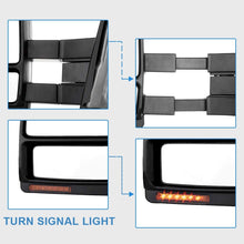 ECCPP Towing Mirrors for 2007-2014 for Ford F150 Truck Power Heated Turn Signal Puddle Light Pickup Mirrors