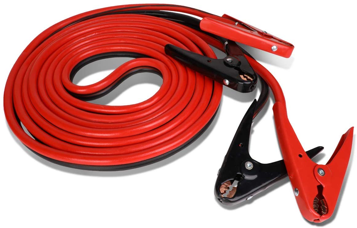 DNA Motoring BBC-T6 Heavy Duty 20Ft 2Gauge Booster Cable Power Jumper 600AMP