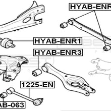 FEBEST HYAB-ENR4 Arm Bushing for Rear Track Control Rod