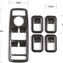 Car Inner Carbon Fiber ABS Window Lift Button Frame Trim for Mercedes Benz A B C E GLE GLA CLA GLK Class W176 W204 W212 W166 W218