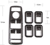 Car Inner Carbon Fiber ABS Window Lift Button Frame Trim for Mercedes Benz A B C E GLE GLA CLA GLK Class W176 W204 W212 W166 W218