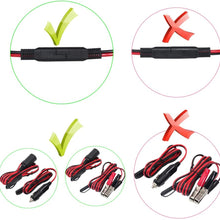 4.5FT Battery Charger Cable Car Alligator Clips Cigarette Lighter Male Plug Adapter Kit Trickle Charger Socket Auto Sae 2Pin Charging Alligator Clamp Batteries Chargers Solar Panels Extension Cable