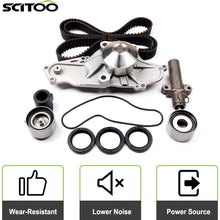 SCITOO for 2001 2002 2003 Acura CL/1999 2000 2001 2002 2003 2004 Honda Odyssey，Replaceable Timing belt kit including timing Belt water pump with gasket tensioner bearing etc