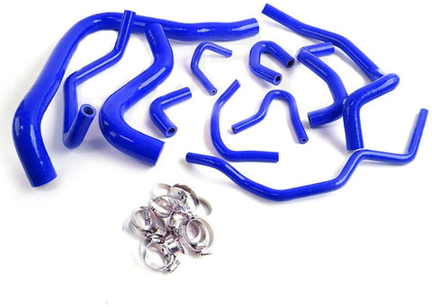 Silicone Radiator Coolant Hose Kit Clamps For HONDA ACCORD CB7 F22A F20A 1990 1991 1992 1993 Blue
