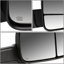 DNA Motoring TWM-013-T888-BK-SM+DM-SY-022 Pair of Towing Side Mirrors + Blind Spot Mirrors