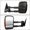 Replacement for Silverado/Sierra GMT800 Heated Power Glass Signal Extendable Towing Side+Corner Blind Spot Mirror