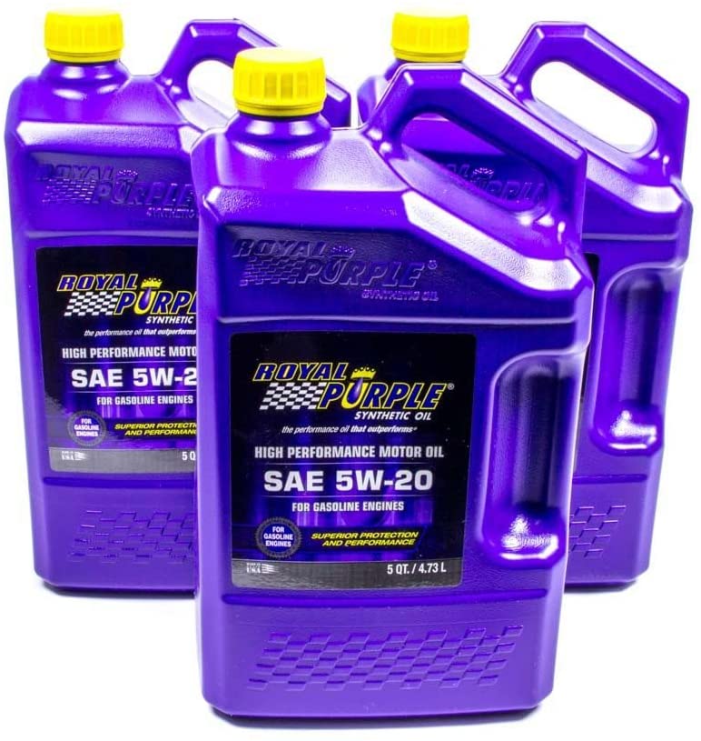 Royal Purple 53520 5W20 Multi-Grade SAE Oil3x5-qt Bottles, 480. Fluid_Ounces
