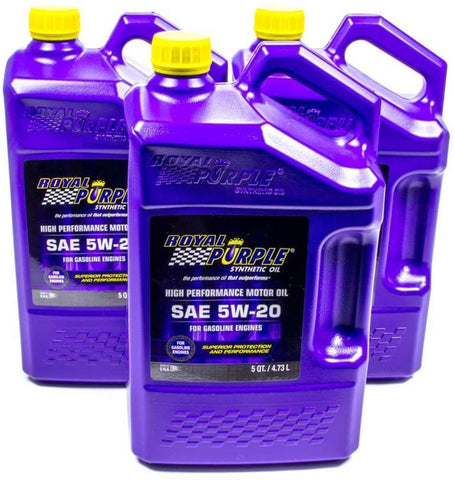 Royal Purple 53520 5W20 Multi-Grade SAE Oil3x5-qt Bottles, 480. Fluid_Ounces